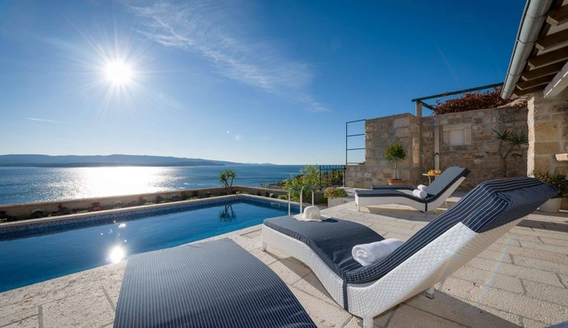 Villa Lipa-Brac - amazing villa with sea views, a pool, close to the beach by MyWaycation