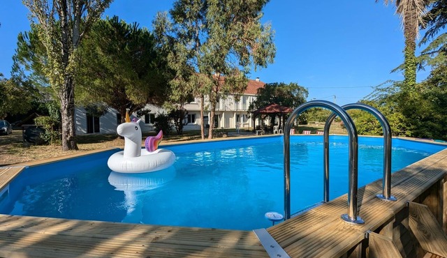 Villa Louisiane - Maison avec piscine