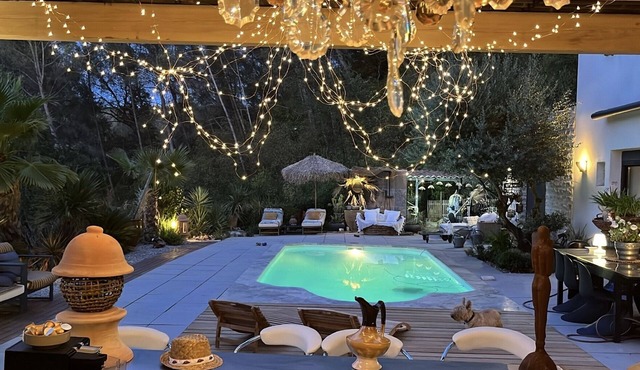 Villa Luxueuse Grand Conf 190 m2 , Piscine 8x5 Entre Foret et Mer ,animaux Accep