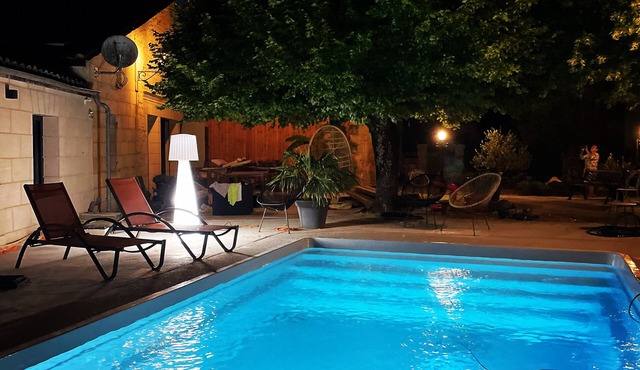 Villa Maison Cantalupo Piscine Sel Chauffée Clim 5 min St Emilion