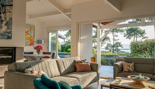 Villa Marie - Pyla sur mer, superbe villa 10 personnes vue Bassin