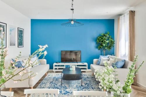 Villa Marne - Parking Gratuit - 15mn Paris - 5mn à pied Gare Epinay Villetaneuse - Terrasse - Jardin - De 1 à 10 personnes - Stade de France - Casino d'Enghien - Hippodrome, Université