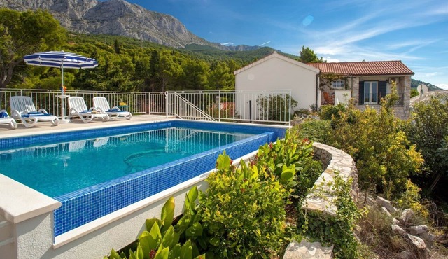 Villa Marta in Tucepi, private pool