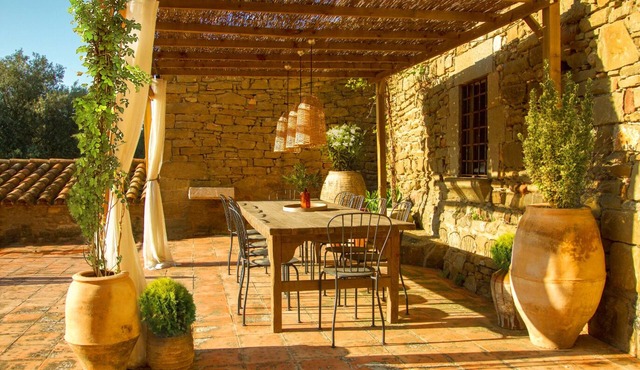 Villa "Mas Girbau" with Mountain View, Private Terrace & Wi-Fi