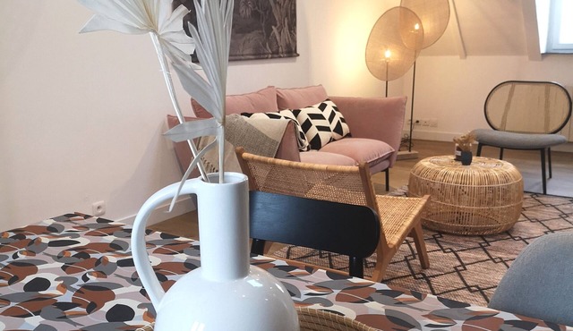 Villa Mathë" apartment, view of Roscoff harbour