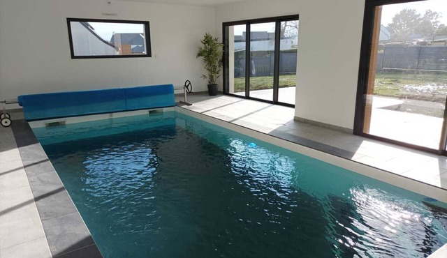 Villa "Melen" with indoor pool heated to 28° all year round