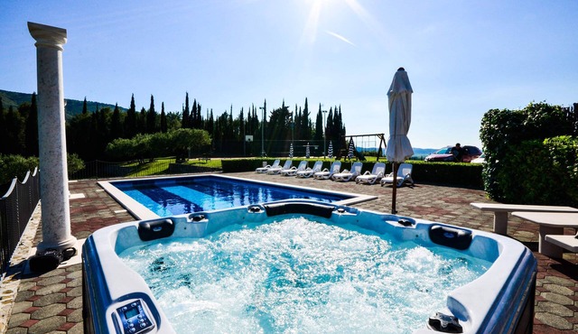 Villa Milicic with private pool,tennis,football,basket ball,gym,hottub.