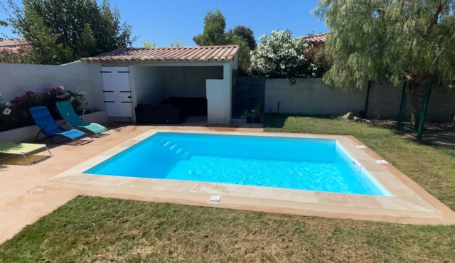 Villa near beach with pool