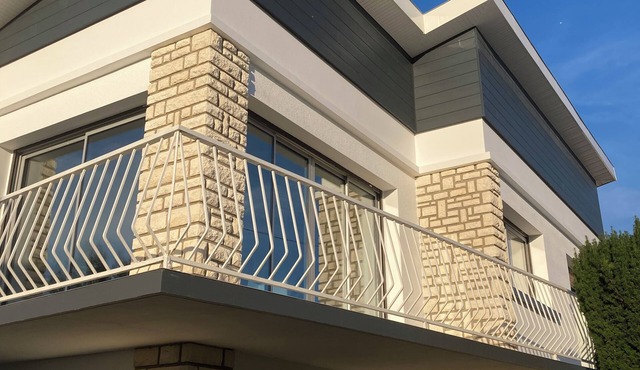 Villa near the beach and the village