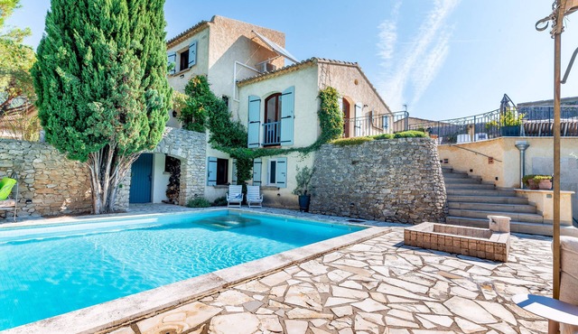 Villa Nyons Drôme provençale private heated pool Wifi Bbq