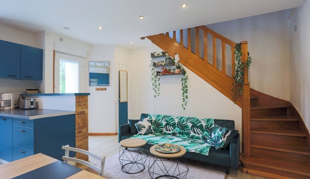 Villa 'Oasis Tropicale A Cleguerec' with Private Terrace, Private Garden and Wi-Fi