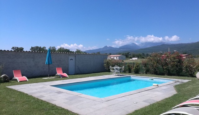 Villa of 70m² with private pool 8X4 fenced fully equipped