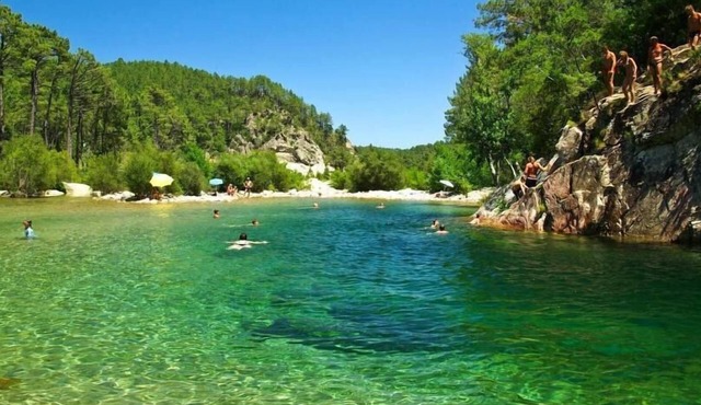 VILLA OF CHARM AT THE EDGE OF the NATURAL SWIMMING POOLS