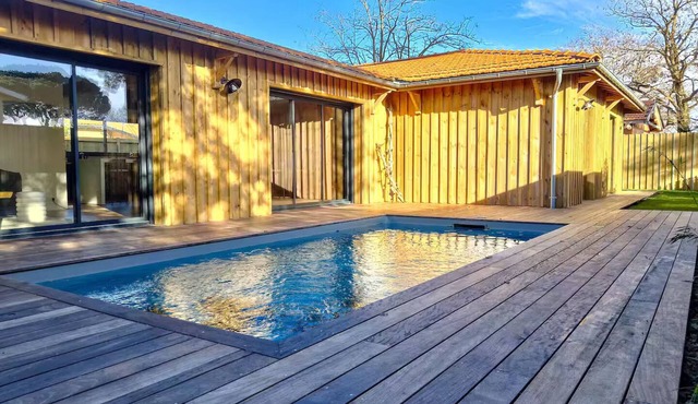 Villa "Onébien" 1/8 pers, heated pool.