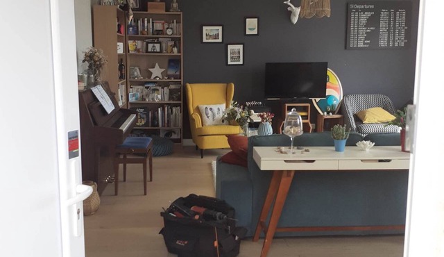 Villa on the heights with garden not overlooked