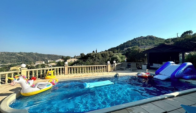 Villa on the french riviera in Nice with swimming pool