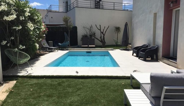 Villa Palangrier with swimming pool, 5 minutes walk from the beaches in the VILLEROY sector