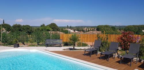 Villa Palmera - Classée 3 étoiles - Grand confort, calme, et magnifique vue dégagée