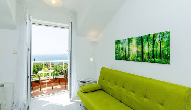 Villa Panorama Dubrovnik (A3) - Comfort One Bedroom Apartment with Balcony and sea View