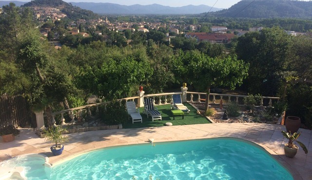 VILLA PANORAMIC VIEW/COMFORT/CALM/MAXI PRIVATE POOL/ENCLOSED GARDEN/SEA 30 KM AWAY