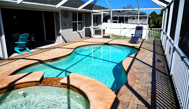 Villa Pelican Point with gulf access by SWFL-Villas in Southwest Cape Coral