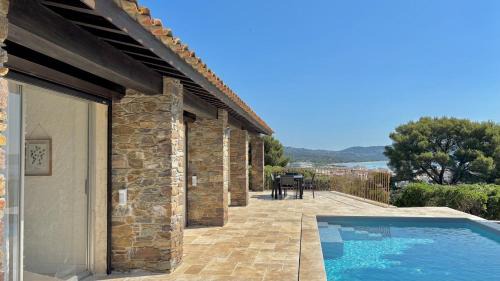 Villa Perlazur - Piscine et Vue Mer