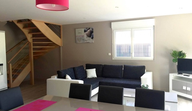 Villa Pétales de Rose in Merlimont, with whirlpool bath, pets welcome