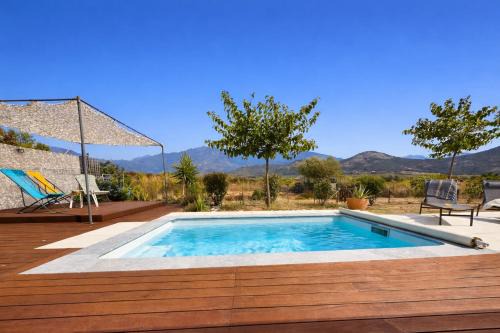 Villa Pietralba - Piscine privée & vue montagne - Proche Calvi