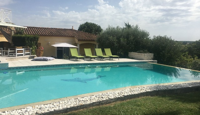 Villa, piscine au Sel, sécurisé/barrières, Parc3300m2, Castelnau le Lez