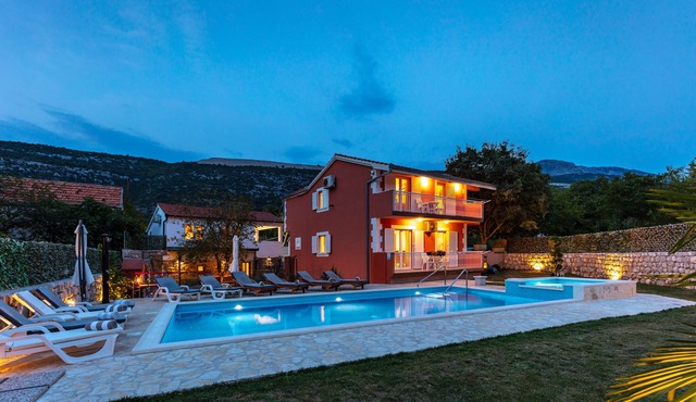 Villa POQUITO, heated pool - Zagvozd, Makarska region