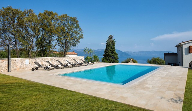 Villa Primela with breathtaking sea views and private pool