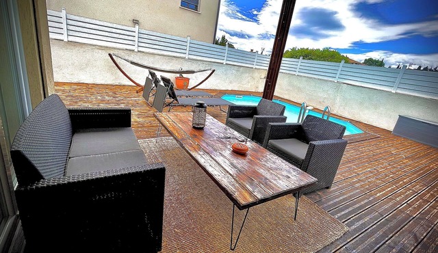 Villa & private pool between sea and scrubland Comfort & calm near Montpellier