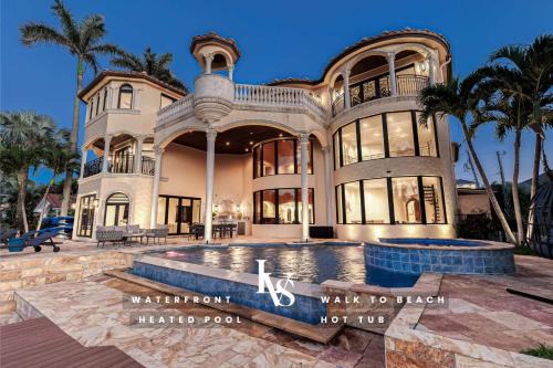 Villa Rhodes Palatial Waterfront Beach Estate