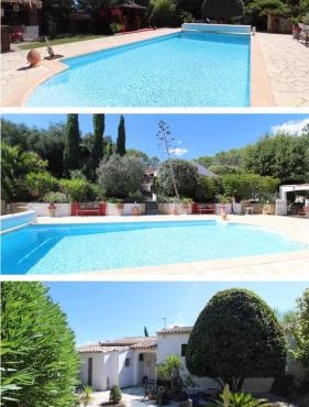 Villa Romaquenti, Trans en Provence 137m2, 5 lits double, 10 personnes, piscine, terrain pétanque, jeu de fléchettes