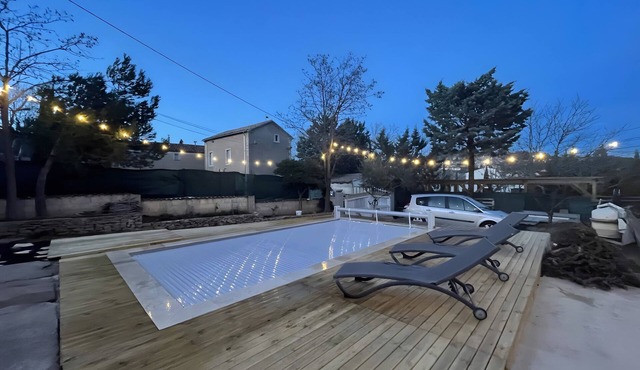 Villa Rubia: Mezzanine Studio in the Heart of the Corbières