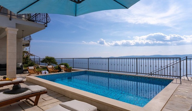 Villa S and A; with a heated private pool, playground