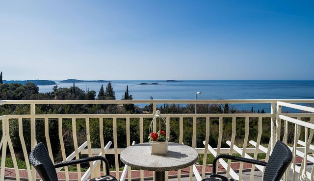 Villa Samba - Studio Apartment with Balcony and Sea View