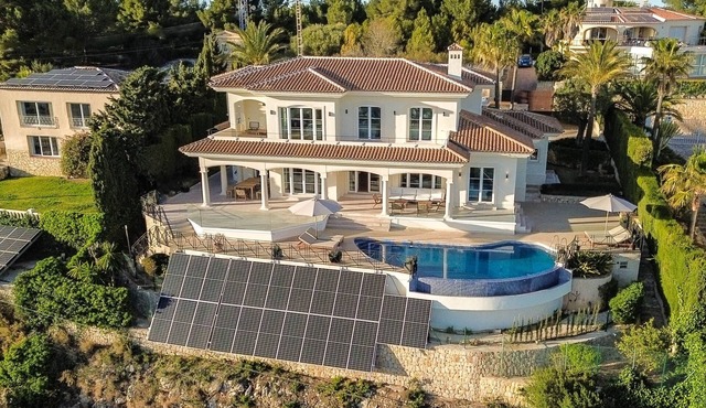 Villa San Antonio, las Mejores Vista de Jávea, Lujo Para 8 Personas