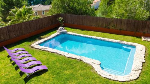 Villa Sitges El Olivo High Comodity AC Pool Heated 30º Optional Real Garden Pool XXL 10 min drive from Sitges