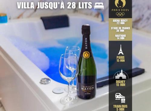 Villa spacieuse proche Disney & Stade de France