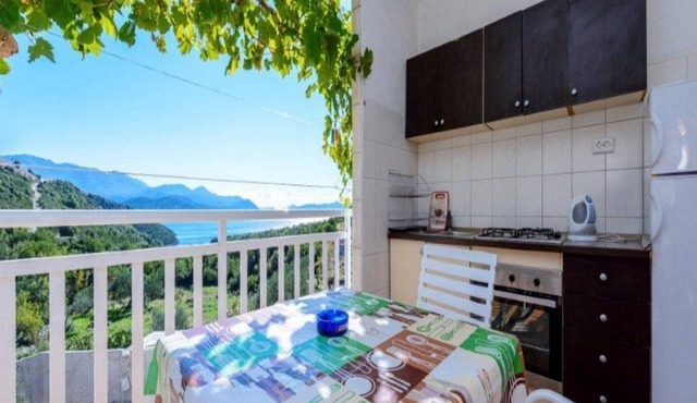 Villa Sunce Doli - Double Room with Balcony and Sea View