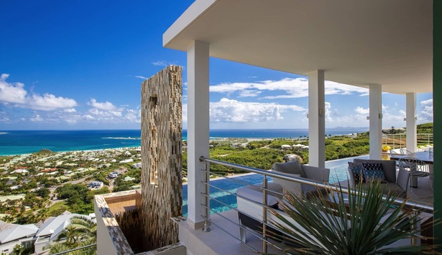 Villa Sunrise – Elevated Oceanview Escape Overlooking Orient Bay, St. Martin