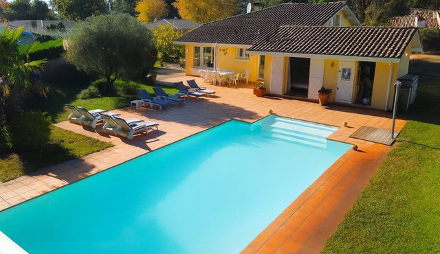Villa SweetLandes (160m² - 11p) - swimming pool near beaches and forest - Landes