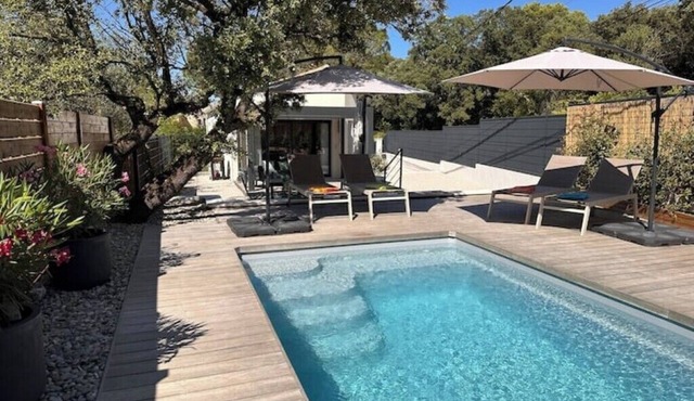 Villa T3 with heated pool and garden