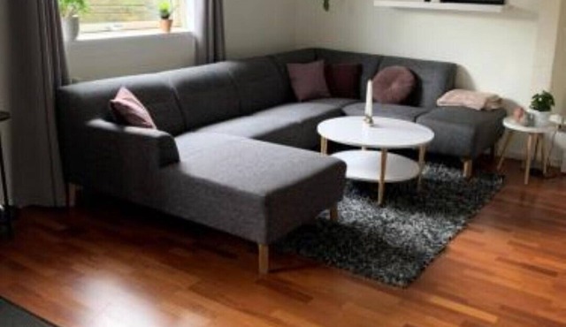 Villa Toften. Modern Garden Level Flat. 2 Bedroom Near Lake