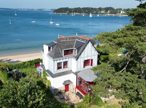 Villa Ty Marie Ile aux Moines sur la plage vue mer à 180 dégrés