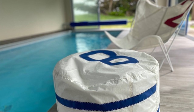 Villa Ty-neiz Piscine-interieure-50 Mde la Mer 6 Pers