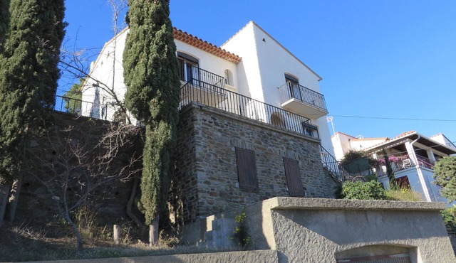 Villa Type MAS Catalan SUR LES Hauteurs DE Port-vendres VUE SUR MER ET Port