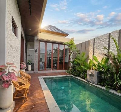 Villa Uma Chesta - 2BR Private Pool Villa in Keramas,Quiet,Near Beach