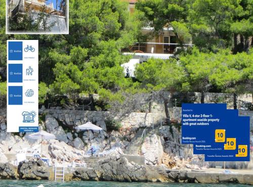 Villa V, 4-star 2-floor 1-apartment seaside property with great outdoors